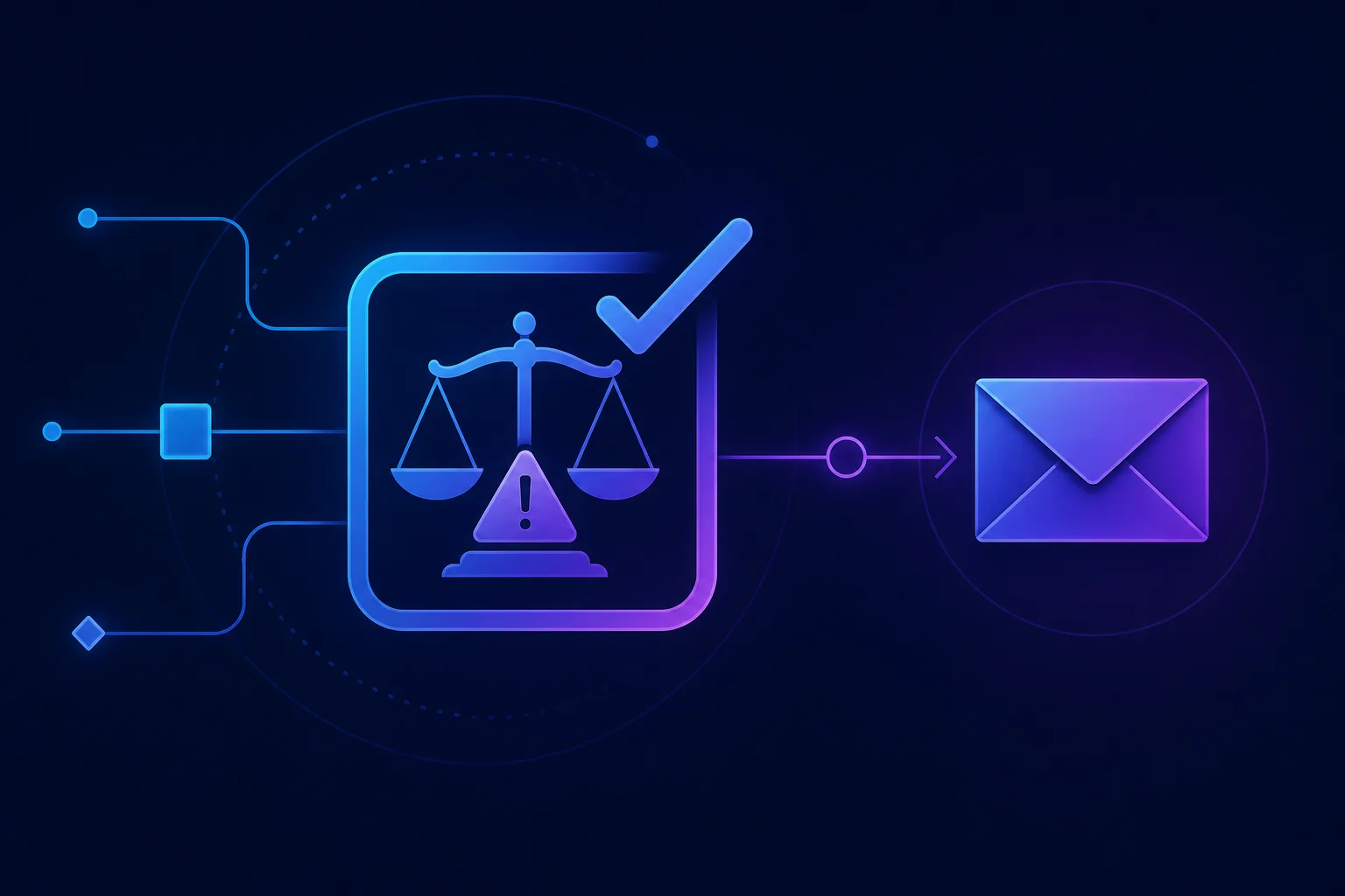 Legaliteit van pre-checked checkboxes onder de AVG Abstract weegschaal gecombineerd met checkbox-icoon symboliseert juridische toetsing van pre-checked checkboxes onder AVG